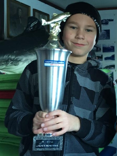Magnus med Fiepokalen 2014